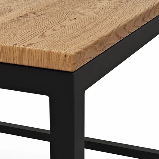 Couchtisch Kai - LBH ca. 65x65x37 cm, Asteiche massiv