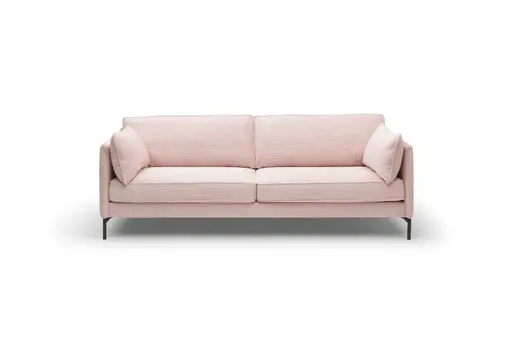 Sofa- 3,5-Sitzer, Stoff, Rosa