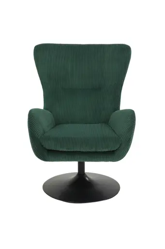 Sessel - drehbar, Stoff, Grün