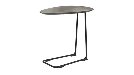 Sofatisch Fano - LBH ca. 57x39x54 cm, HPL Laminat, Graubraun