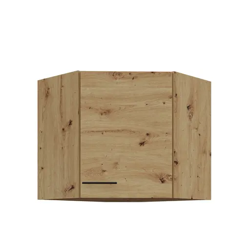Eck-Hängeschrank- B ca. 60 cm, Eiche Dekor