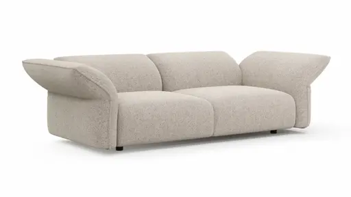 Sofa Motone - 3-Sitzer, Stoff, Beige