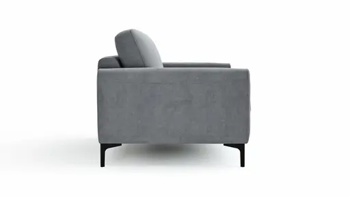Sofa Oviedo - 2-Sitzer, Stoff, Grau