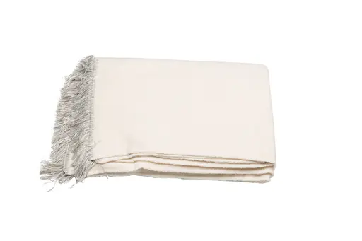 Wohndecke - BL ca. 150x200 cm, Rohweiß