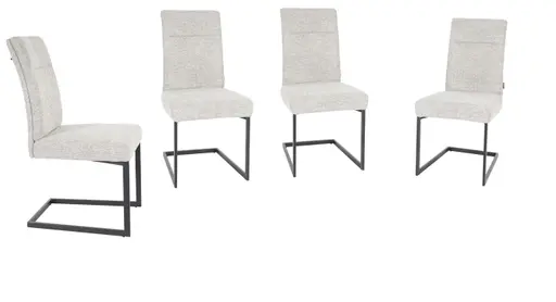 Freischwinger MAGGIE - Stoff, Beige