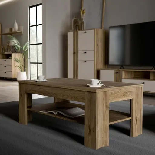 Couchtisch FARES- LB ca. 110x60 cm, Eiche Dekor