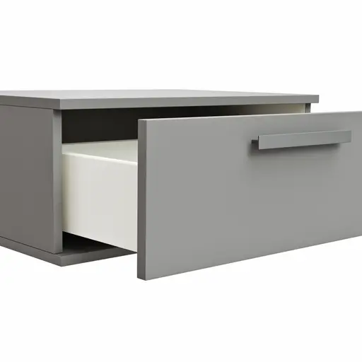 Hängeschrank Viana - Holzwerkstoff, Steingrau