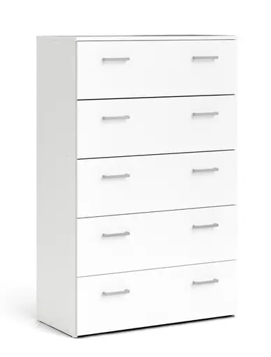 Kommode - B ca. 74 cm, Weiß