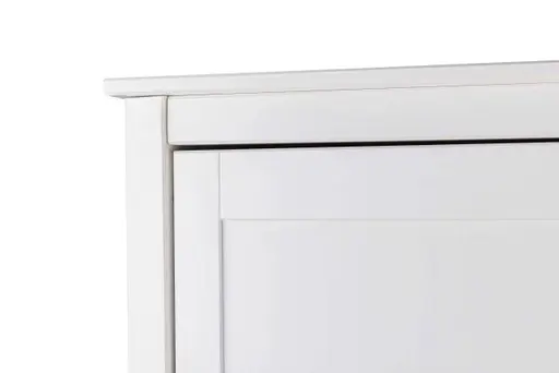 Drehtürenschrank - B ca. 107 cm, Weiß