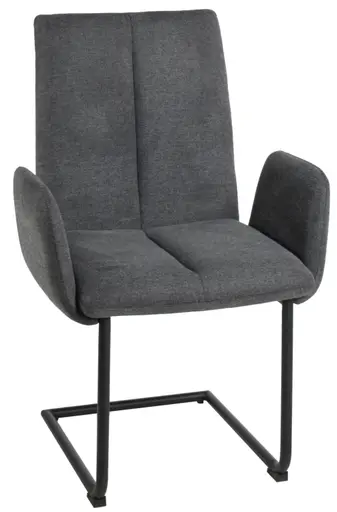 Freischwinger - Webstoff, Anthrazit