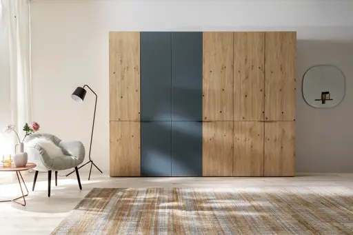 Sessel Sevano - Leder, Offwhite