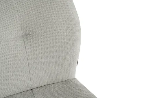 Stuhl MANOA - drehbar, Stoff, Silber