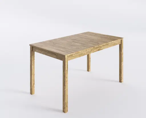 Esstisch- LB ca. 160-200x80 cm, Ausziehbar, Eiche, Massiv, Geölt