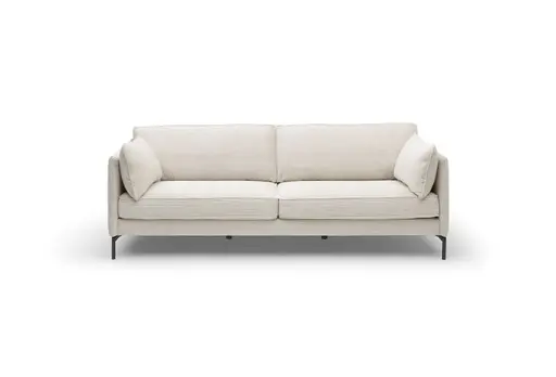 Sofa- 3,5-Sitzer, Stoff, Creme