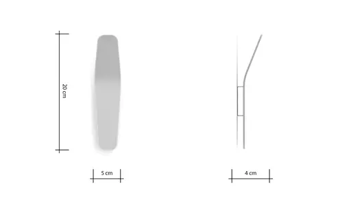 Wandhaken Signe - Lack, Beige