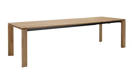 Esstisch Missoula - ausziehbar, LB ca. 200x90 cm, Asteiche massiv, natur geölt