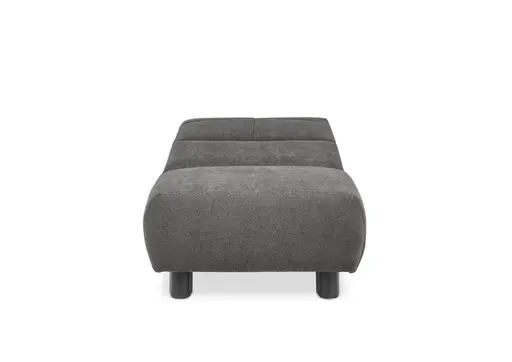  Faltsessel EBBY - ohne Armlehne inkl. Schlaffunktion, Stoff, Dunkelgrau