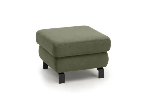 Hocker CALM PLUS 2.0 - BL ca. 66x66 cm, Stoff, Olive