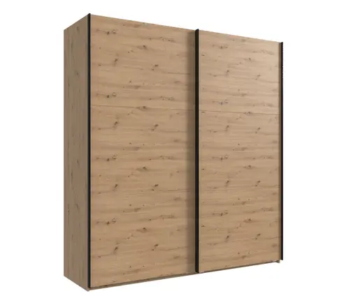 Schwebetürenschrank- B ca. 200 cm, Eiche Dekor 