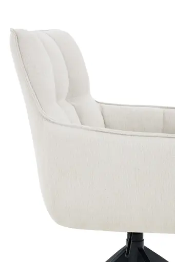 Armlehnstuhl - drehbar, höhenverstellbar, Webstoff, Beige