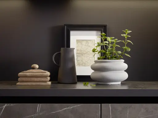 Küchenzeile 53.170 CO 11 520, Marmor Scuro Nachbildung 