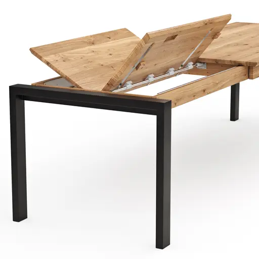 Esstisch Farmingdale - ausziehbar, LB ca. 180x90 cm, Eiche massiv, natur geölt