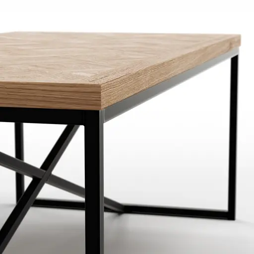 Esstisch Litchfield - LB ca. 200x100 cm, Eichenfurnier, Naturöl