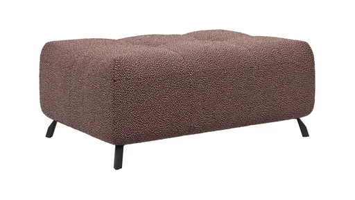 Hocker Comodo - Stoff, Pfirsich