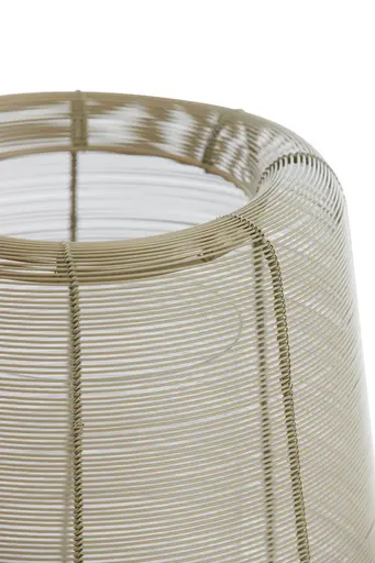 Deko-Windlicht - DH ca. 28x29 cm, Sandfarben