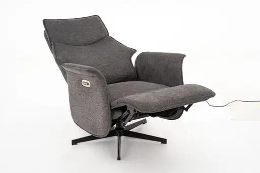 Sessel - Relaxfunktion motorisch, Stoff, Anthrazit