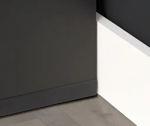 Schreibtisch FJODOR - mit Beleuchtung, Schwarz matt