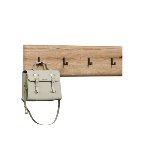 Garderobenpaneel - B ca. 91 cm, Eiche Evoke Nachbildung