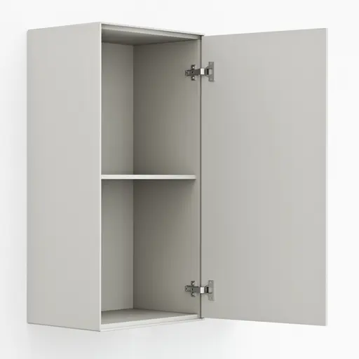 Wohnwand Edge - BHT ca. 360x185x42 cm, Lack, Weiß