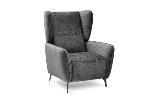 TV-Sessel - Relaxfunktion, Stoff, Dunkelgrau