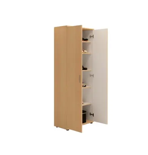 Schuhschrank - B ca. 70 cm, Buche Dekor