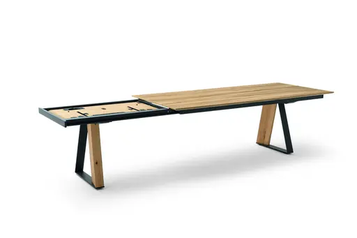 Esstisch - ausziehbar, LB ca. 220x100 cm, Eiche Furnier