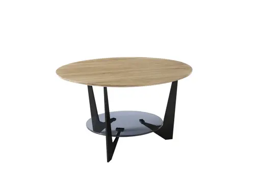 Couchtisch - LBH ca. 70x70x40 cm, Eiche massiv