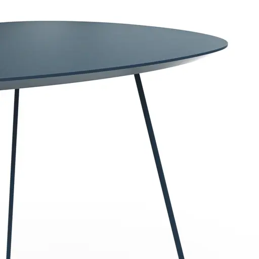 Ecktisch Fano - LBH ca. 59x50x55 cm, Fenix; Dunkelblau