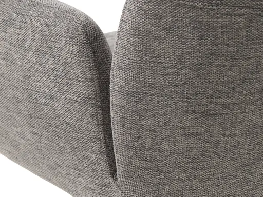 Armlehnstuhl - drehbar, Stoff, Grau