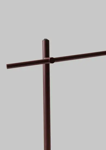 Tischleuchte - BHL ca. 18x59x18 cm, Burgundrot