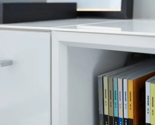 Aktenregal GWEN - B/H/T ca. 50x120x37 cm, Weiß