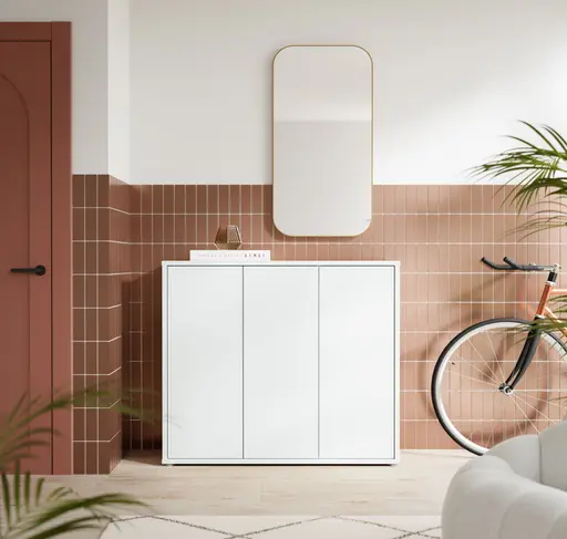 Schuhkommode FAID- Hellgrau