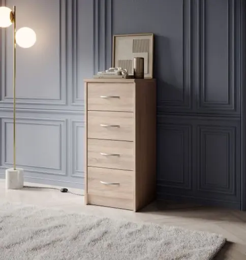 Kommode - B ca. 38 cm, Sonoma Eiche Nachbildung