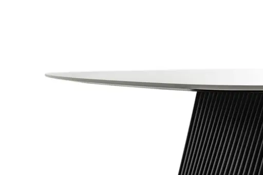 Esstisch - LB ca. 180x90 cm, Keramik, Weiß