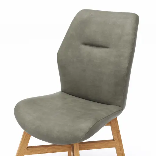 Stuhl Dalyan - Stoff, Grau