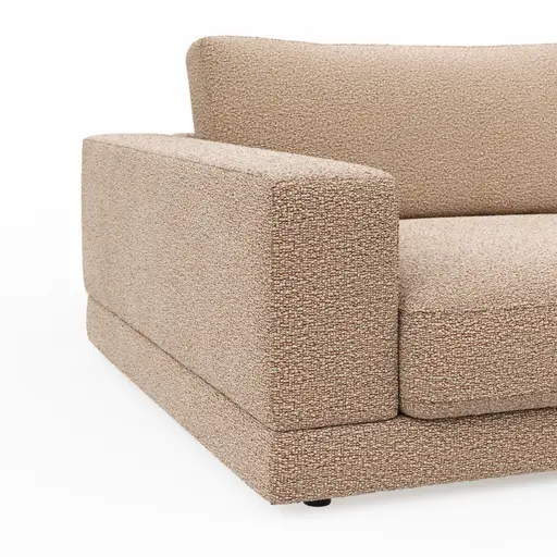 Megasofa Juni Lounge - B ca. 292 cm, Stoff, Rost