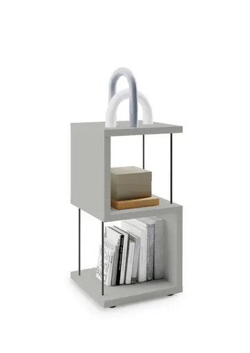 Regal - B ca. 33 cm, Kreidegrau