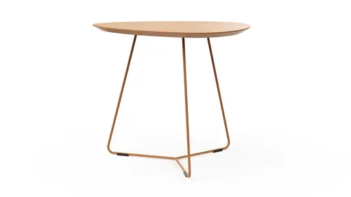 Ecktisch Fano - LBH ca. 59x50x50 cm, Fenix, Beige