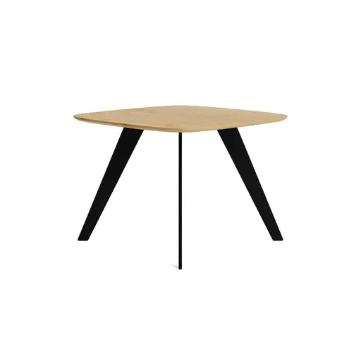 Couchtisch Volaris U - BHT ca. 50x40x50 cm, Eiche massiv, Bianco 