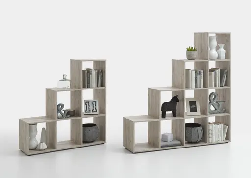 Regal- B ca. 138 cm, Sandeiche Dekor